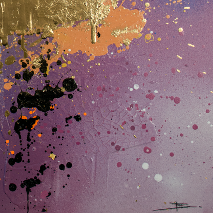 Canvas print: Astral View (portrait)