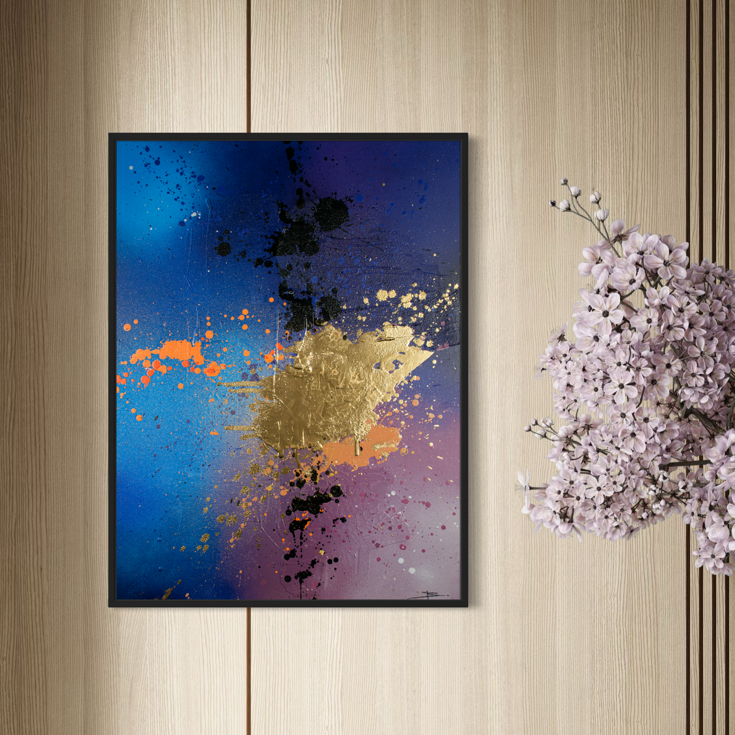 Canvas print: Astral View (portrait)