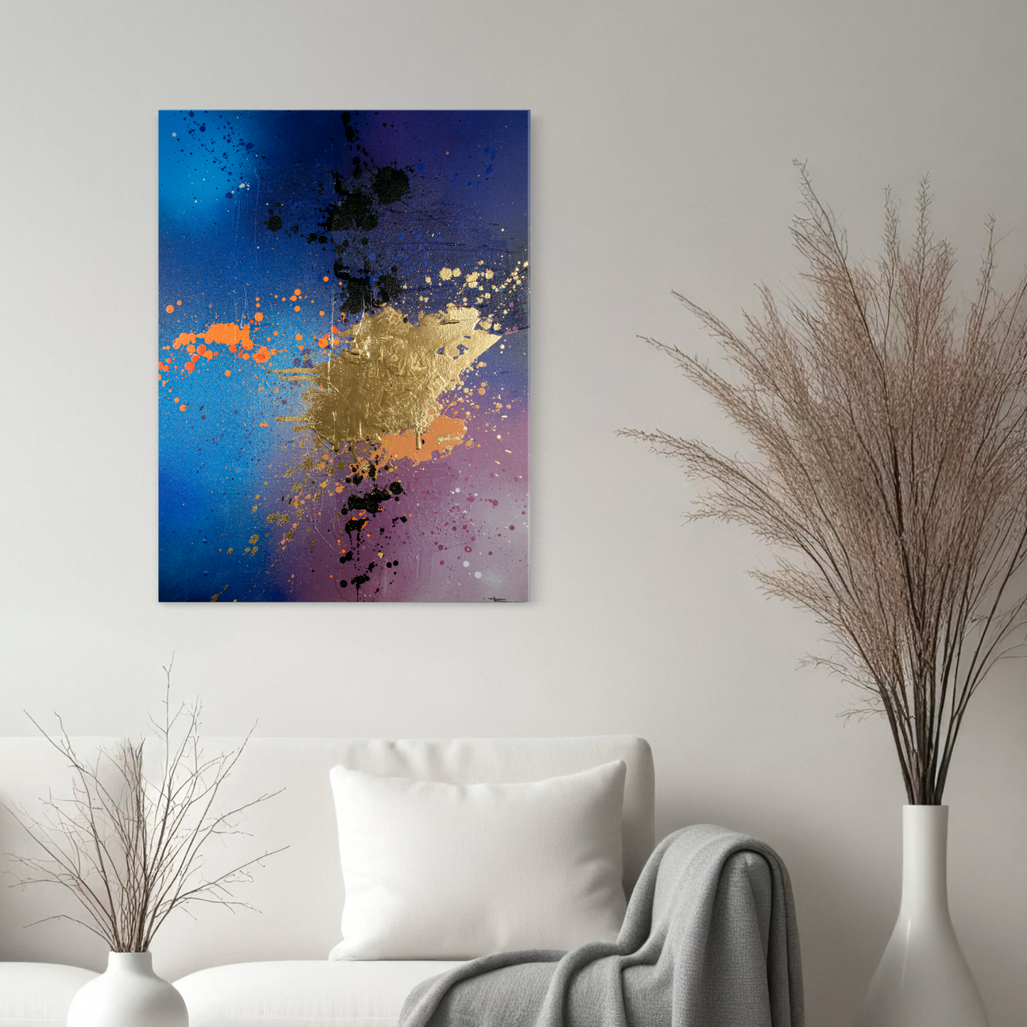 Canvas print: Astral View (portrait)