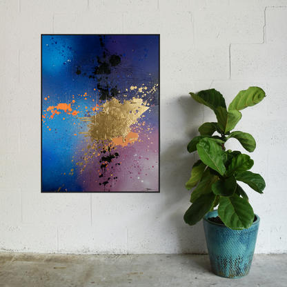 Canvas print: Astral View (portrait)