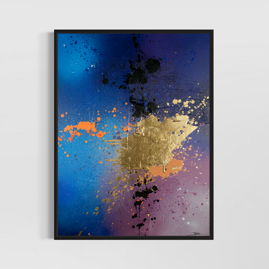 Canvas print: Astral View (portrait)