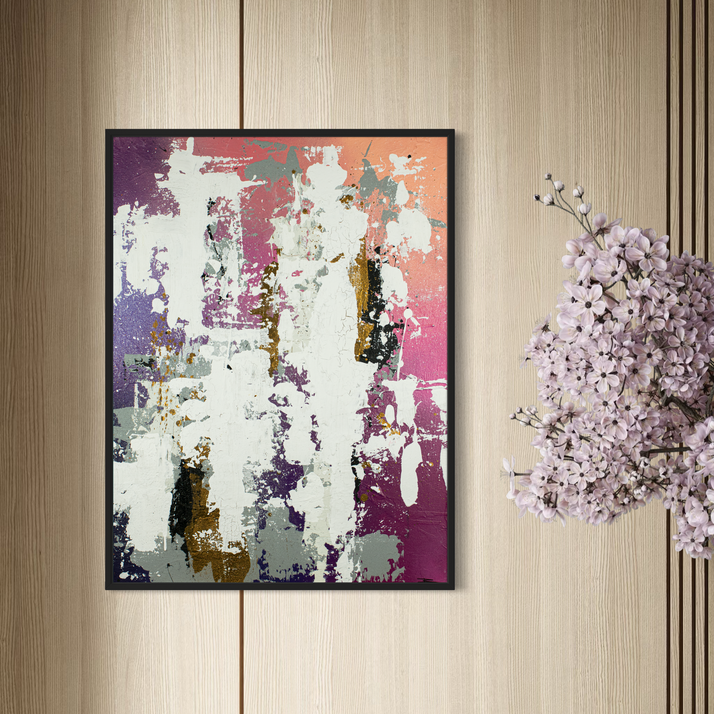 Canvas print: Ethereal Bloom (portrait)