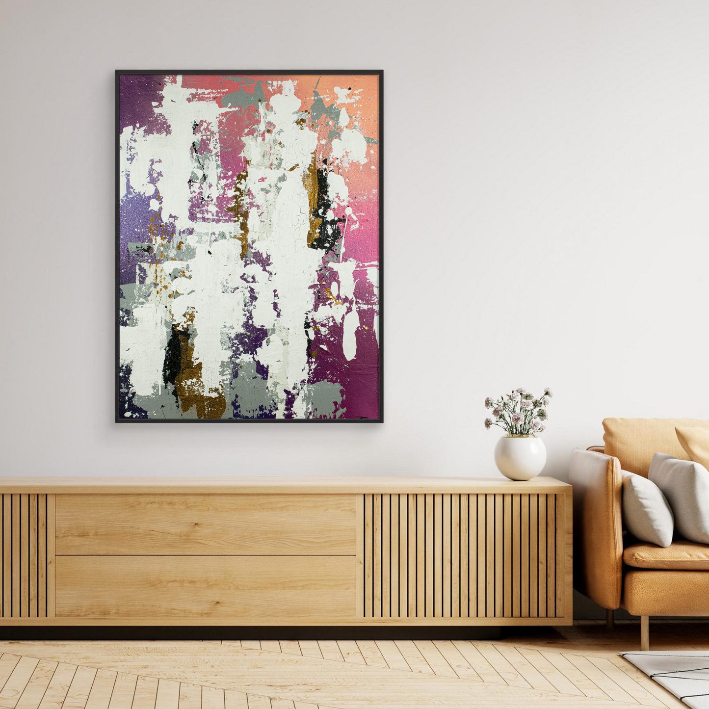 Canvas print: Ethereal Bloom (portrait)