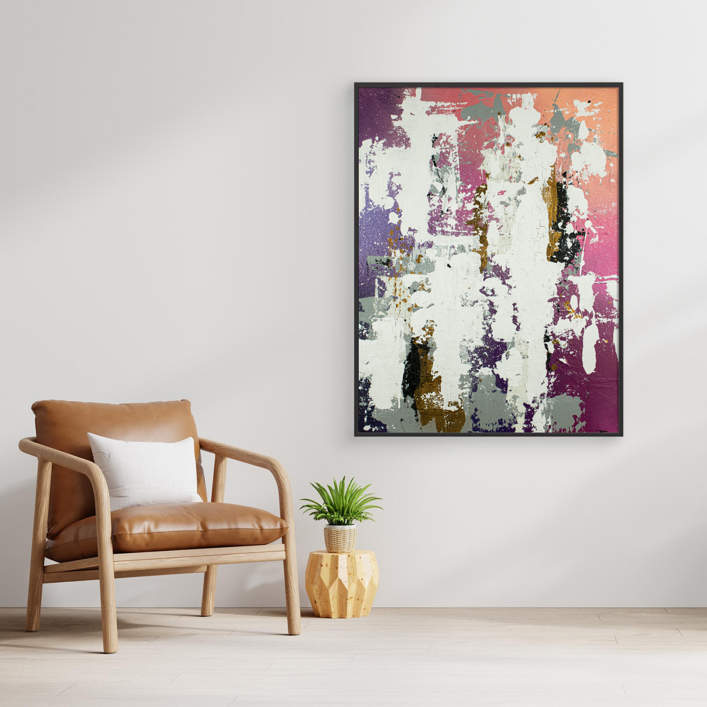 Canvas print: Ethereal Bloom (portrait)