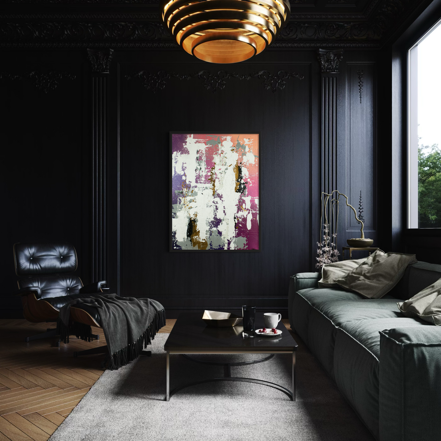 Canvas print: Ethereal Bloom (portrait)