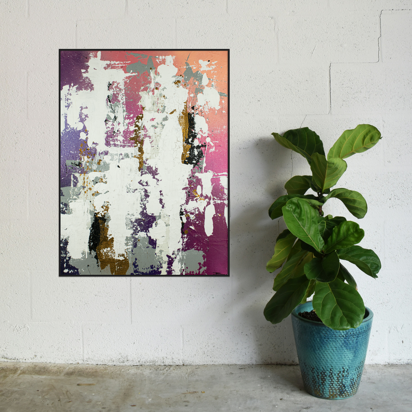 Canvas print: Ethereal Bloom (portrait)