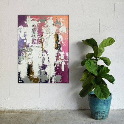 Canvas print: Ethereal Bloom (portrait)