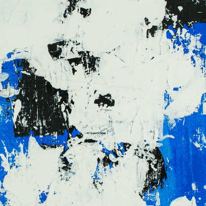 Canvas print: Blue Tempest (portrait)