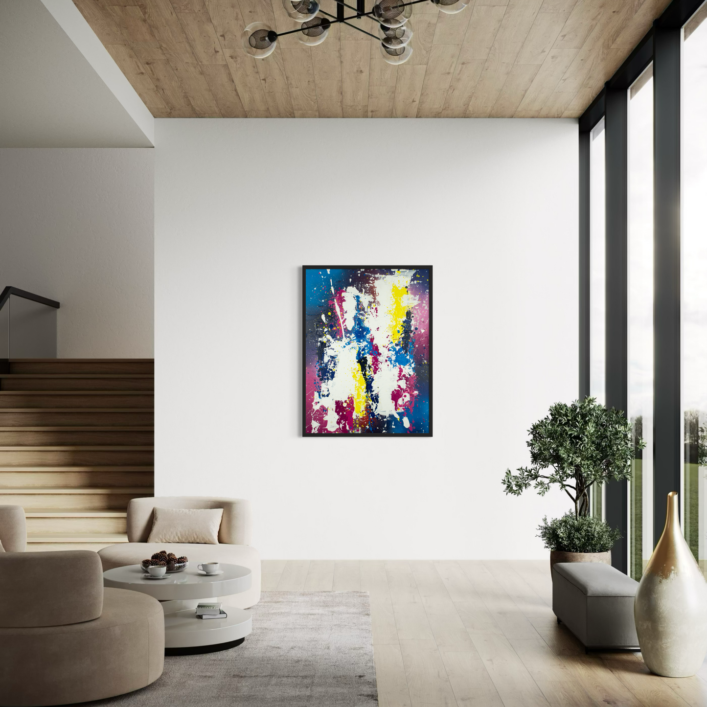 Canvas print: Stellar Burst (portrait)