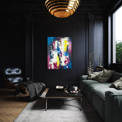 Canvas print: Stellar Burst (portrait)