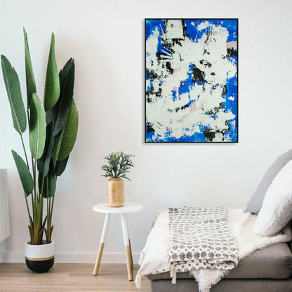 Canvas print: Blue Tempest (portrait)