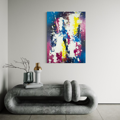 Canvas print: Stellar Burst (portrait)