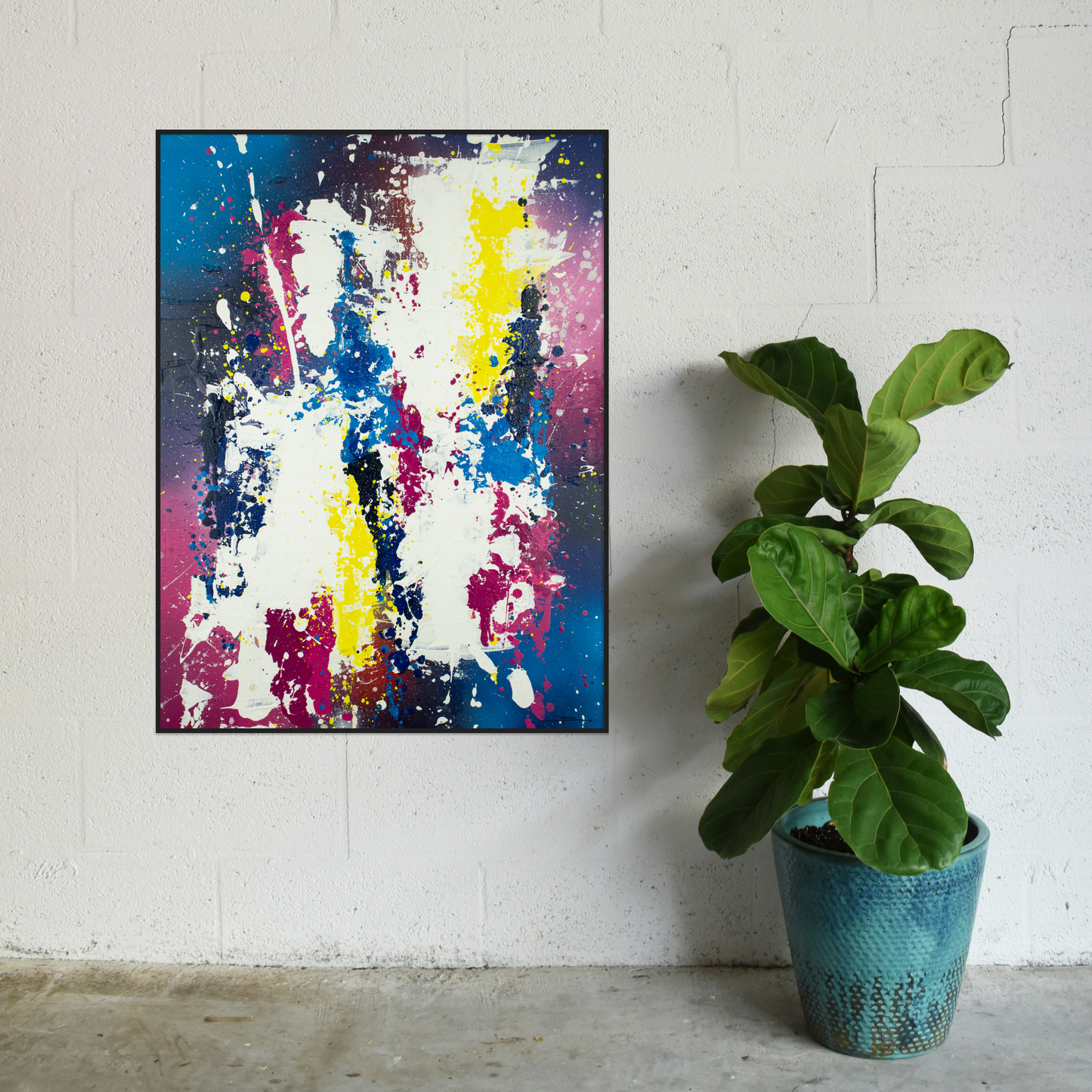 Canvas print: Stellar Burst (portrait)