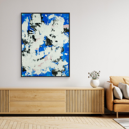 Canvas print: Blue Tempest (portrait)