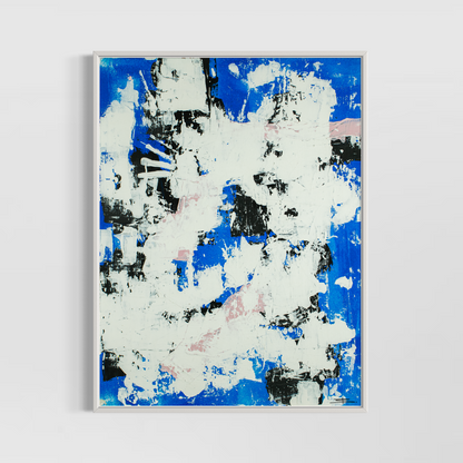 Canvas print: Blue Tempest (portrait)