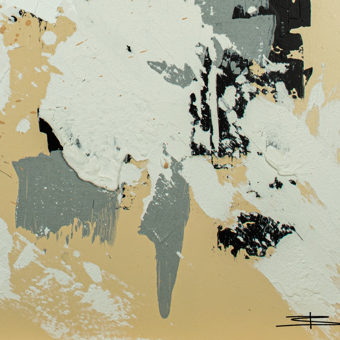 Canvas print: Ivory Shadows (portrait)