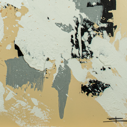 Canvas print: Ivory Shadows (portrait)