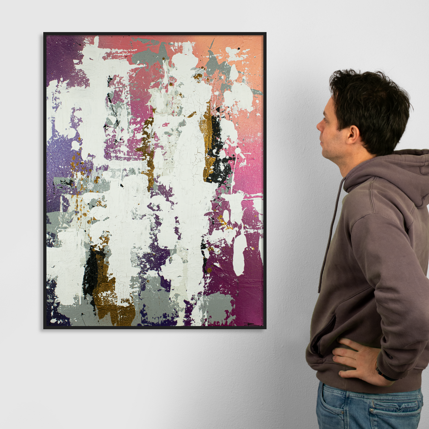 Canvas print: Ethereal Bloom (portrait)