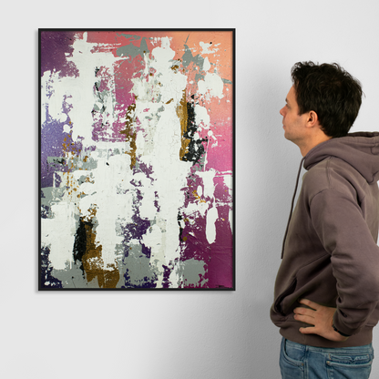 Canvas print: Ethereal Bloom (portrait)