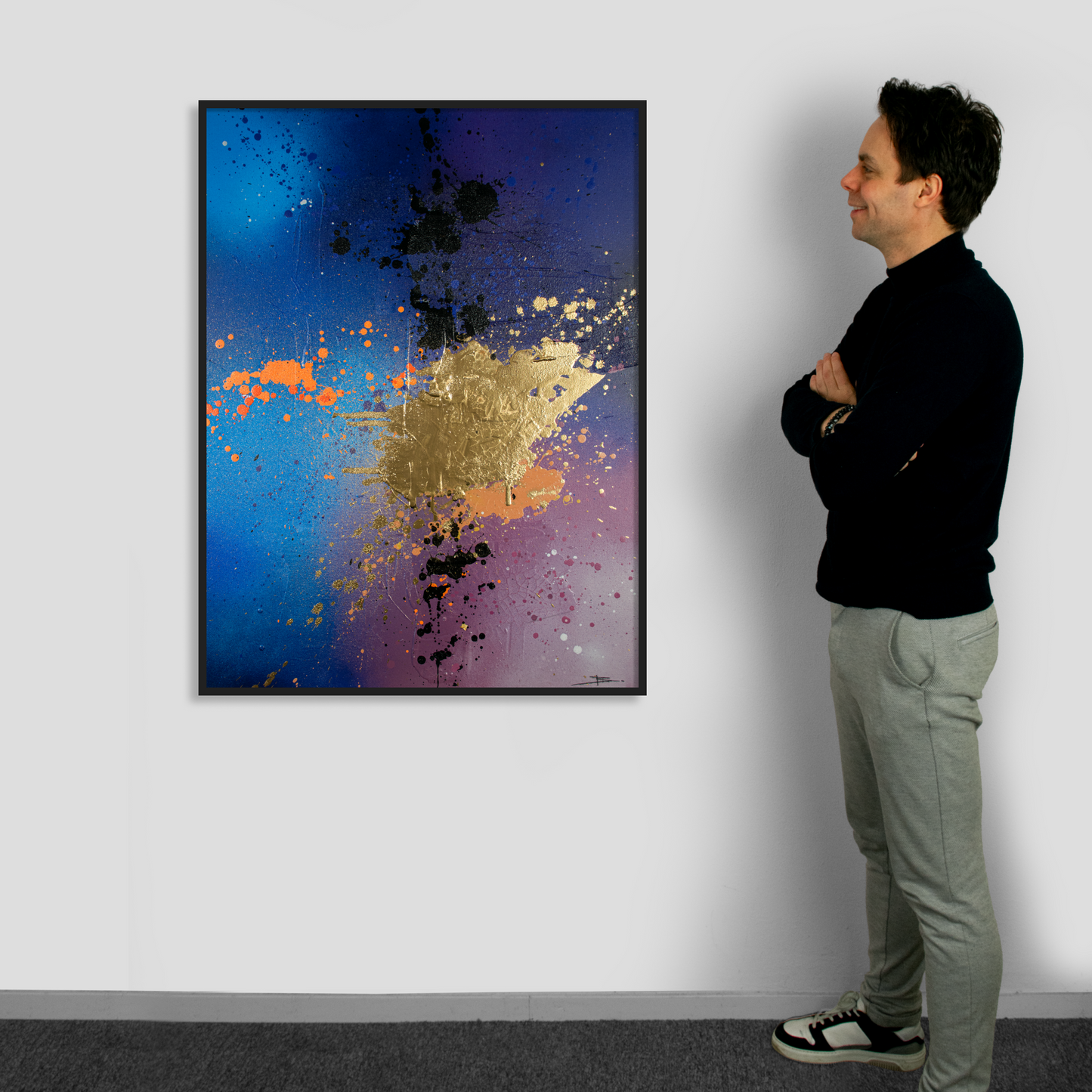 Canvas print: Astral View (portrait)