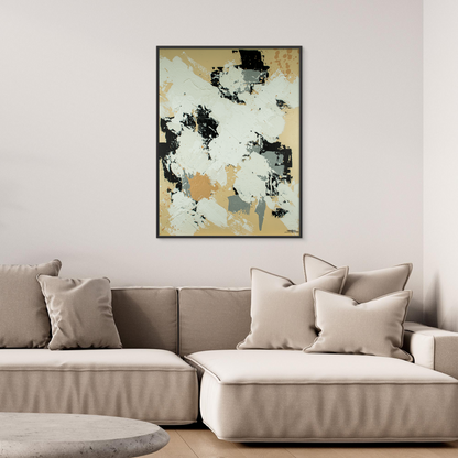 Canvas print: Ivory Shadows (portrait)