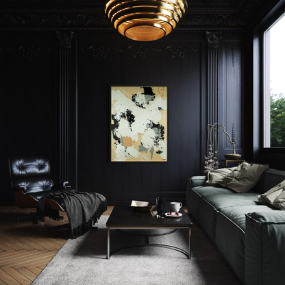 Canvas print: Ivory Shadows (portrait)