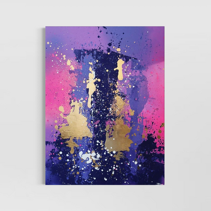 Canvas print: Aurora Bloom (portrait)