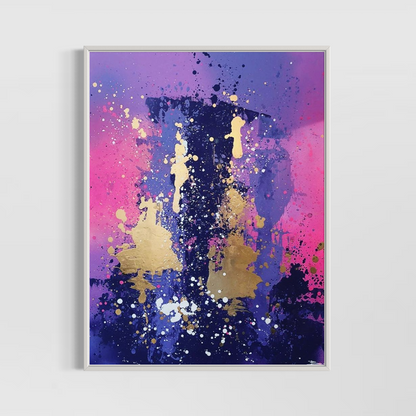 Canvas print: Aurora Bloom (portrait)