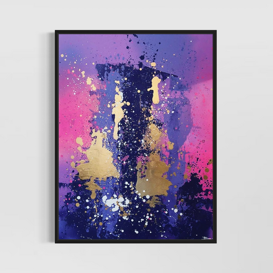 Canvas print: Aurora Bloom (portrait)