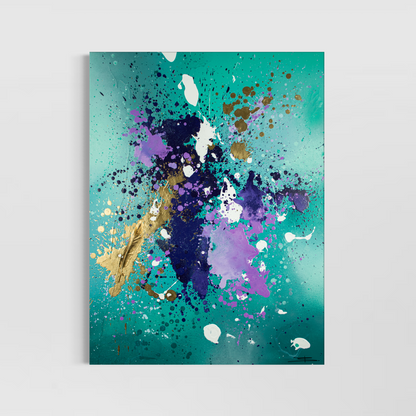 Canvas print: Golden Flight (portrait)