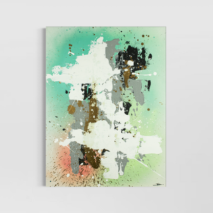 Canvas print: Emerald Echoes (portrait)