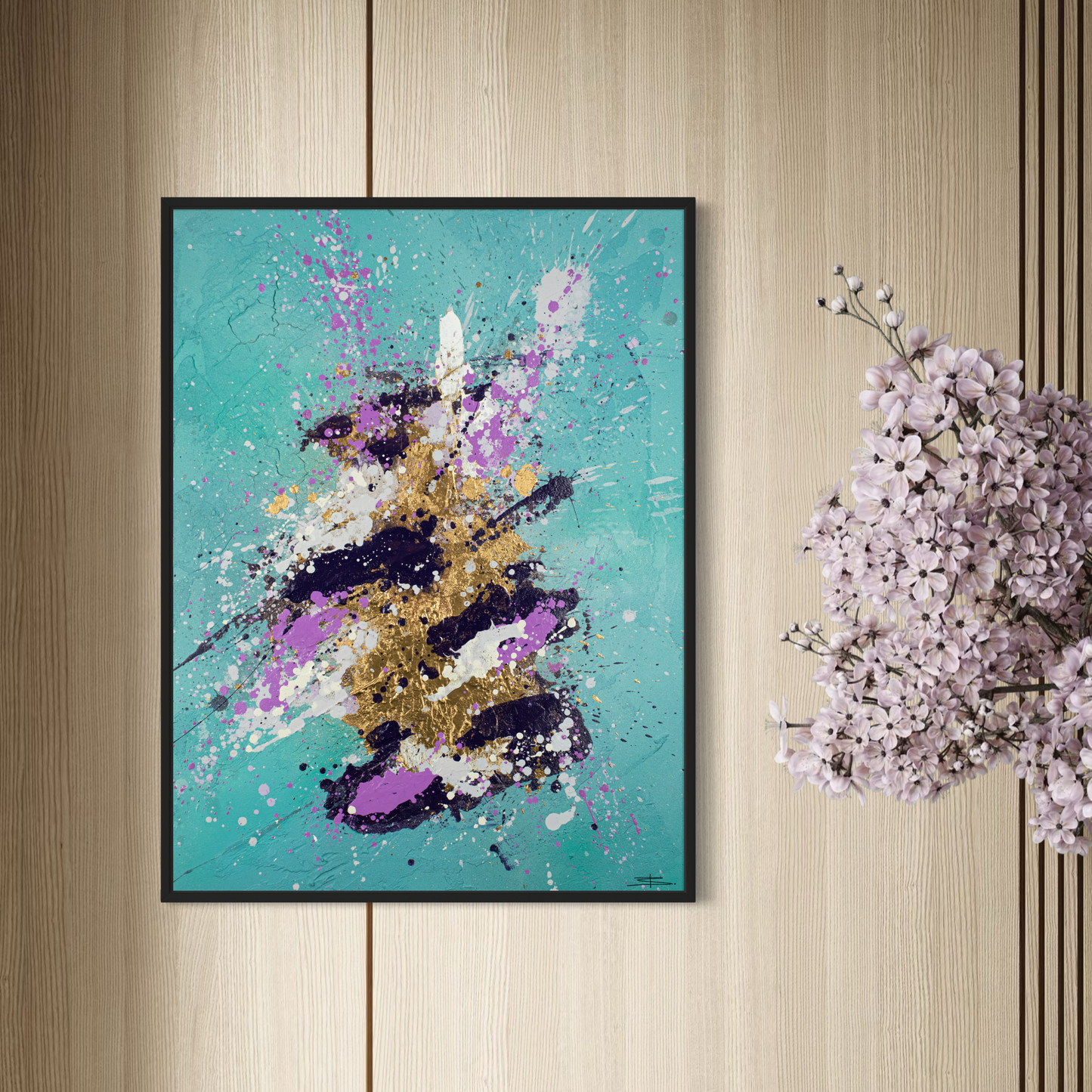 Canvas print: Celestial Whispers (portrait)