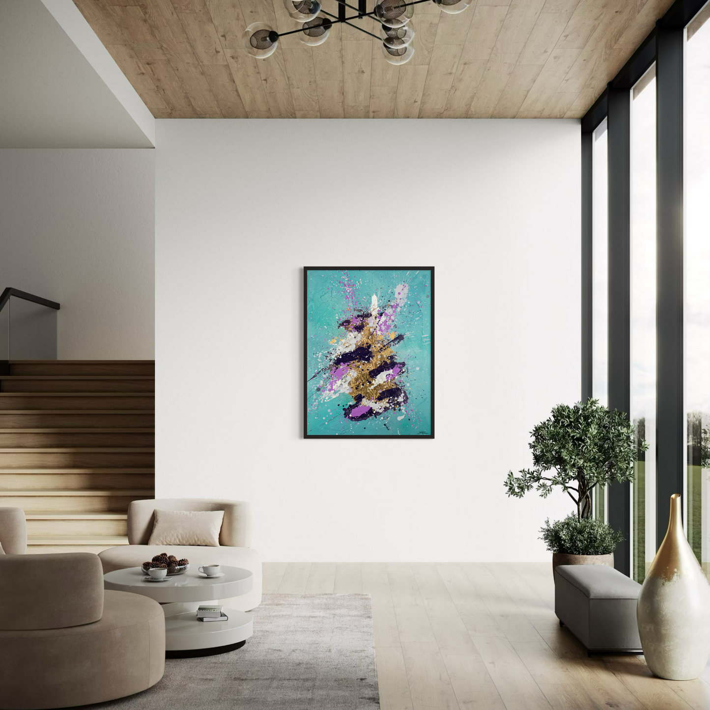 Canvas print: Celestial Whispers (portrait)