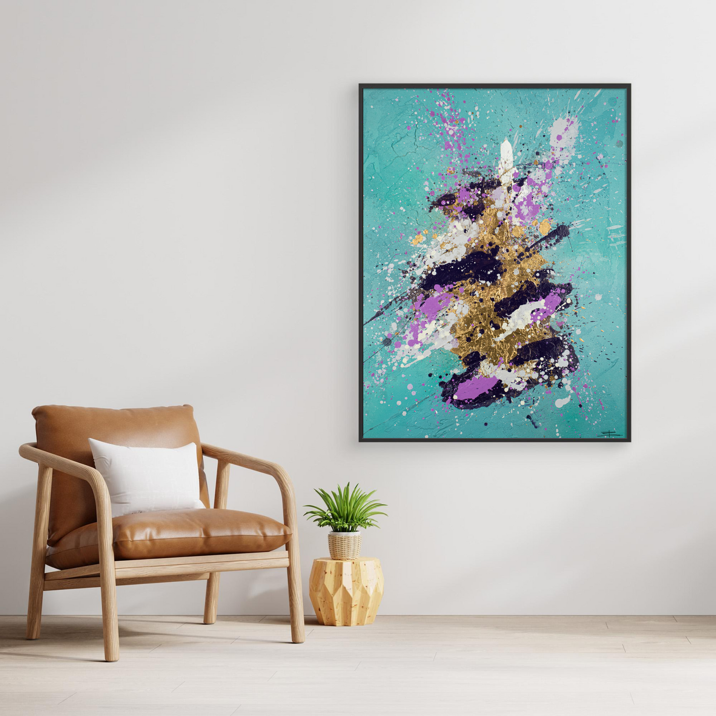 Canvas print: Celestial Whispers (portrait)