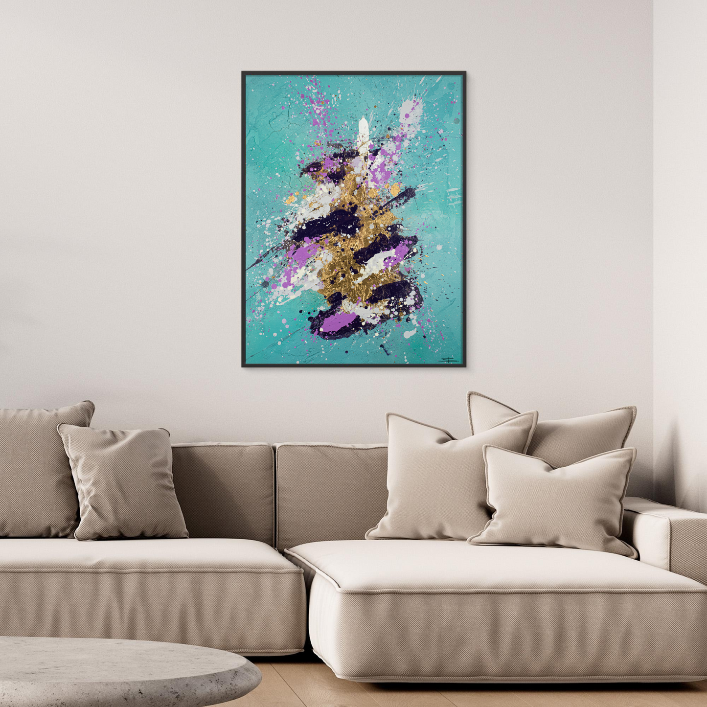 Canvas print: Celestial Whispers (portrait)