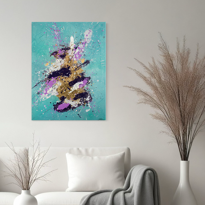 Canvas print: Celestial Whispers (portrait)
