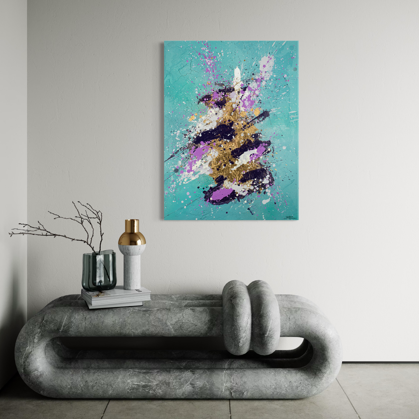 Canvas print: Celestial Whispers (portrait)