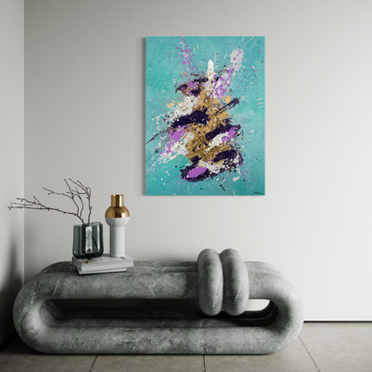 Canvas print: Celestial Whispers (portrait)