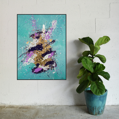 Canvas print: Celestial Whispers (portrait)