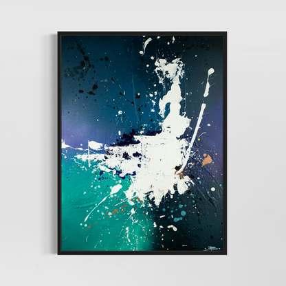 Canvas print: Power of Chaos (portrait)