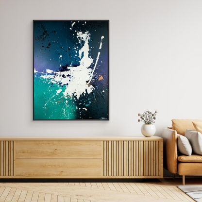 Canvas print: Power of Chaos (portrait)