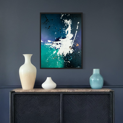 Canvas print: Power of Chaos (portrait)