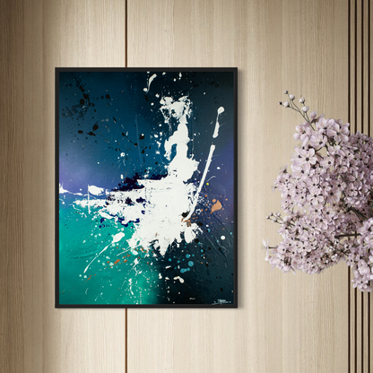 Canvas print: Power of Chaos (portrait)