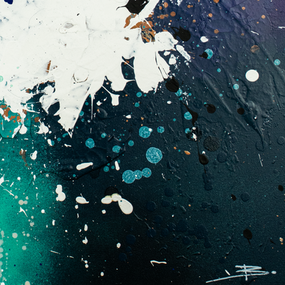 Canvas print: Power of Chaos (portrait)