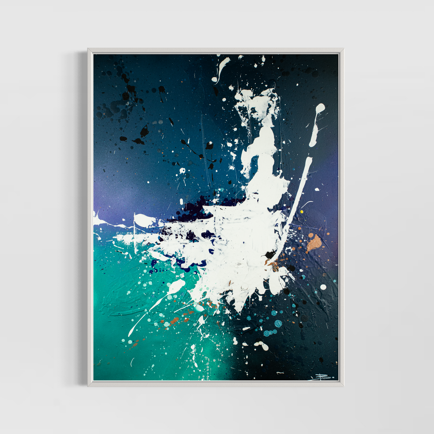Canvas print: Power of Chaos (portrait)