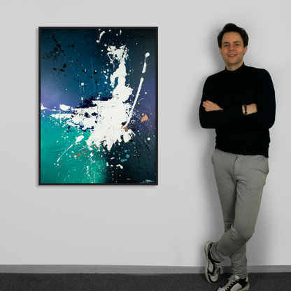 Canvas print: Power of Chaos (portrait)