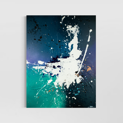 Canvas print: Power of Chaos (portrait)