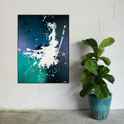 Canvas print: Power of Chaos (portrait)