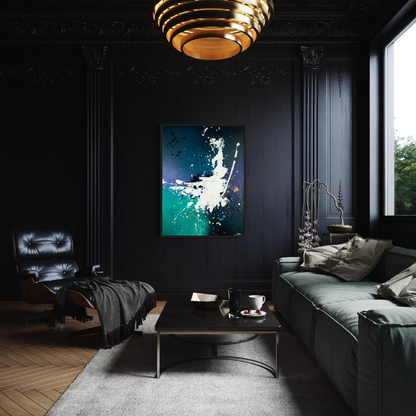 Canvas print: Power of Chaos (portrait)