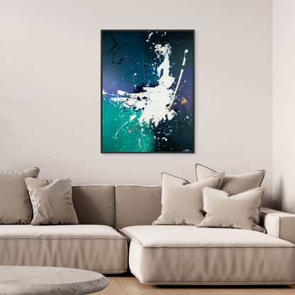Canvas print: Power of Chaos (portrait)